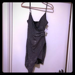Akira Just Me Studded Mini Dress